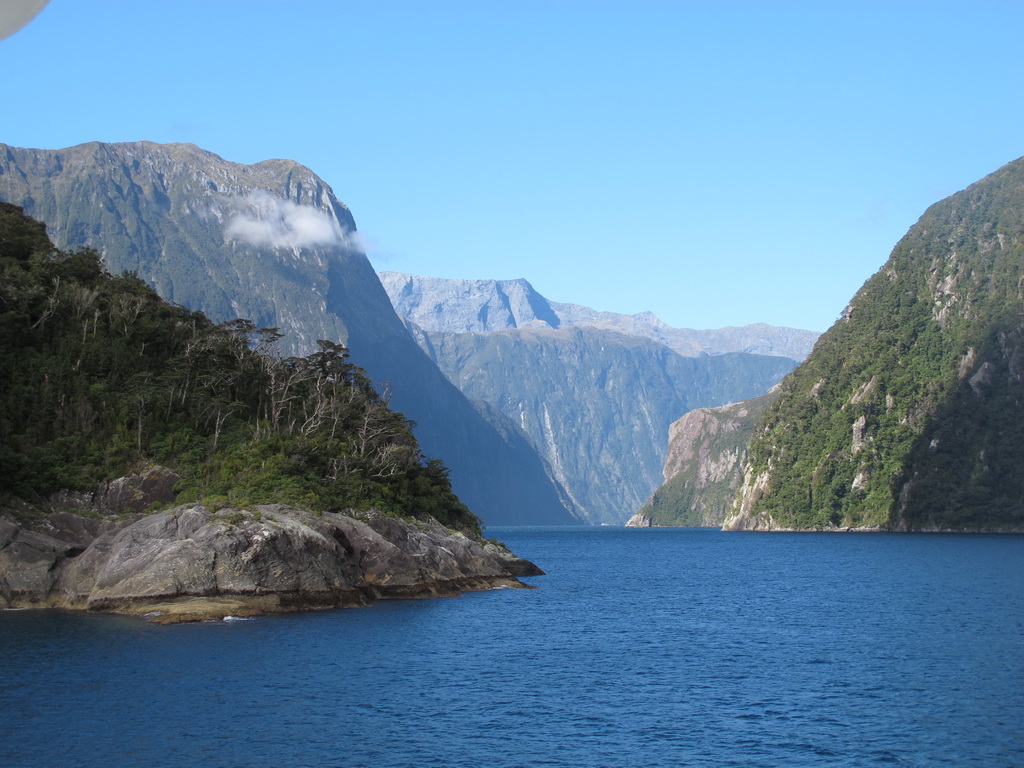 A view of Milford Sound, NZ